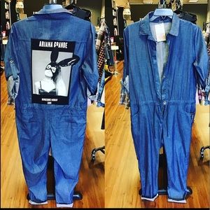 Lightweight denim boiler suit